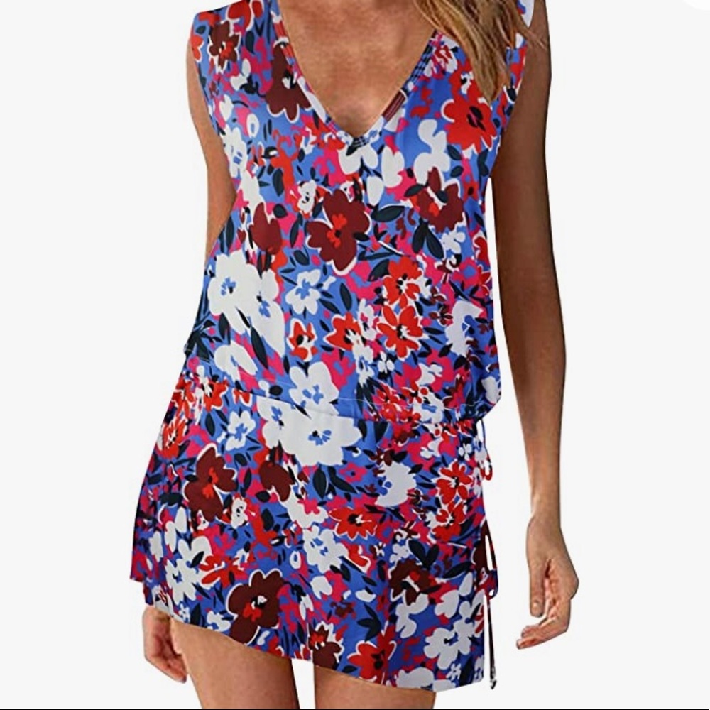Hount brand Cover up - Deep V-Neck - Sundress - NWT